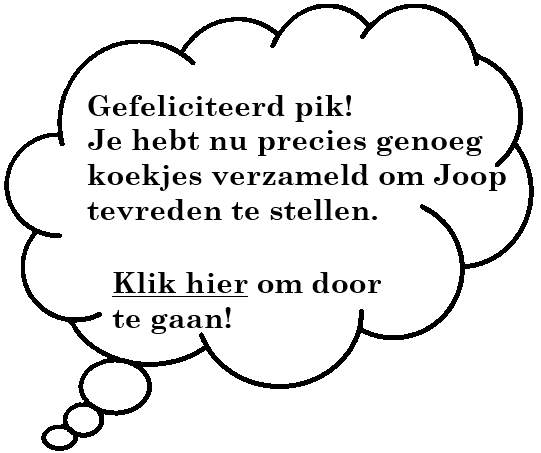 Gefeliciteerd! Klik om verder te gaan.
